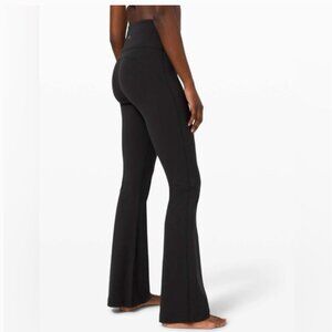 Lululemon Groove Pant Flare Super High-Rise Nulu, Black, Size 8